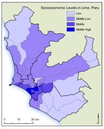 Socioeconomic levels in Lima Socioeconomic levels in Lima