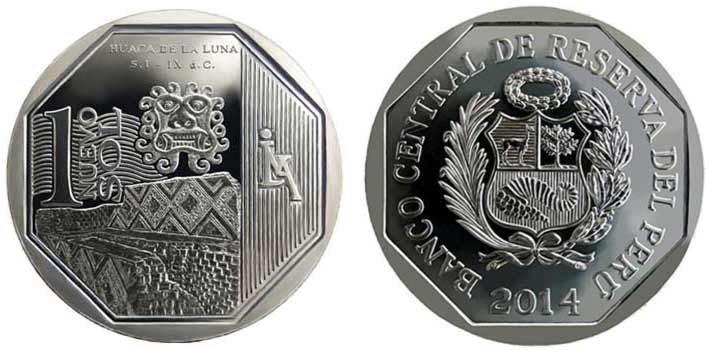 wealth and pride peruvian coin series temple of the moon