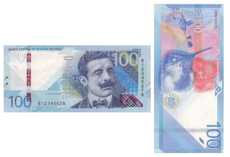 Peruvian 100 Soles banknote 2021