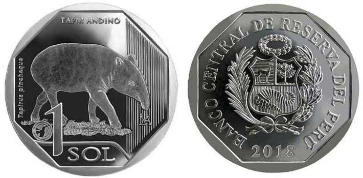threatened wildlife peruvian coin series andean tapir
