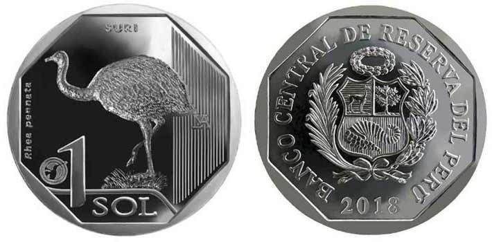 threatened wildlife peruvian coin series darwins rhea