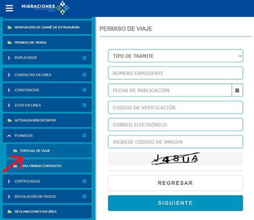 How to apply for the Permit to travel on the Agencia Digital