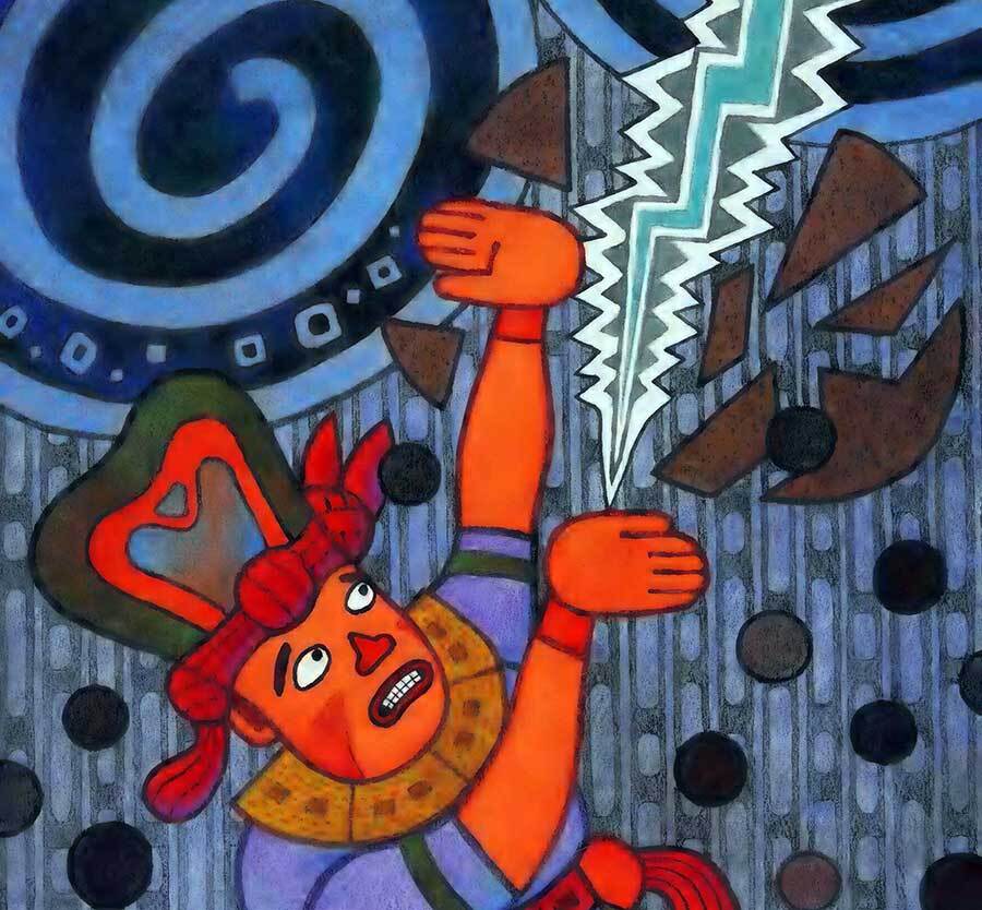 chancay and the secret of fire peruvian fictive folktale chancay and lightning