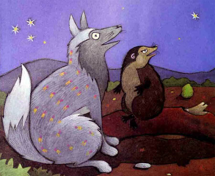 moon rope peruvian folktale fox and mole sky