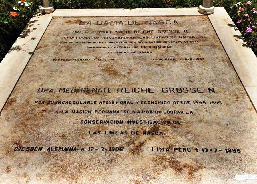 grave stone maria renate reiche