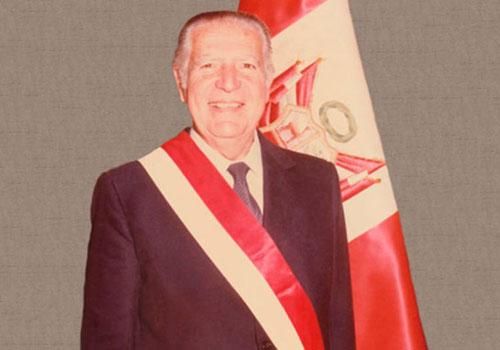 Peruvian President Fernando Belaunde Terry 1980 to 1985