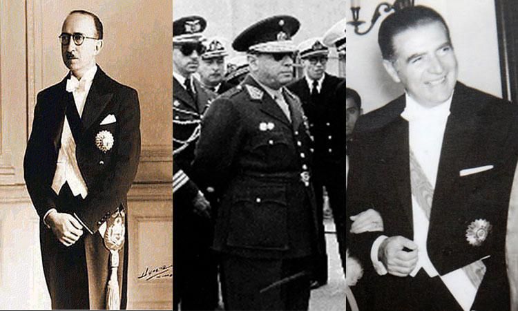 Presidents of Peru: José Bustamante, Manuel Odría and Fernando Belaúnde Terry Peruvian Presidents Bustamante, Odria and Belaunde