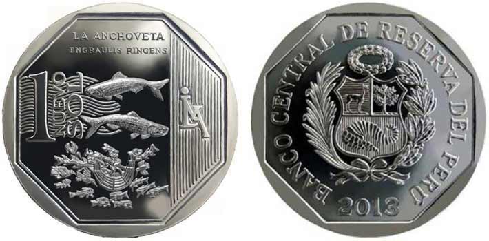 natural resources peruvian coin series anchoveta