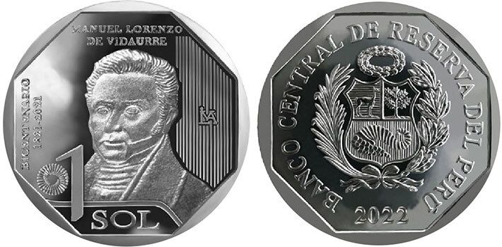 peruvian numismatic series builder of the republic manuel lorenzo de vidaurre