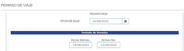 How to apply for a travel permit