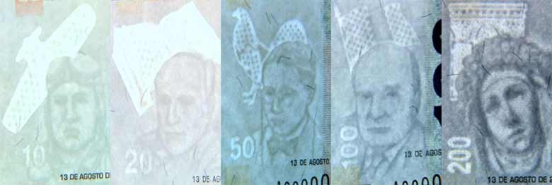 security features of peruvian banknote watermark