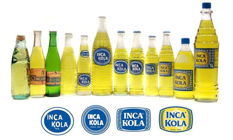 Bottles of Inca Kola 