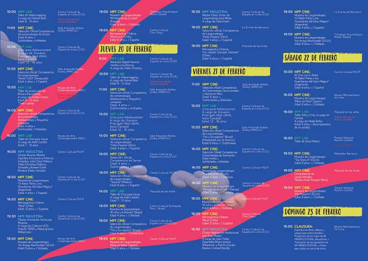 program mi primer festival my first festival 2020 peru 