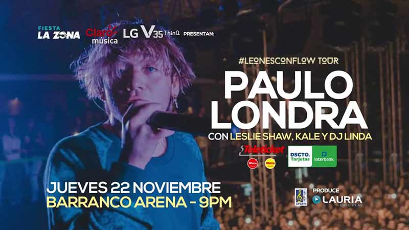 Top 46+ imagen paulo londra leones con flow tour