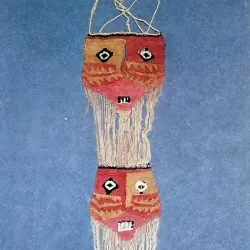 Chancay Culture Doll Faces Tapestry (1200-1400 A.D.) Amano Museum, Lima