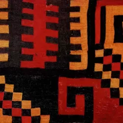 Nazca Culture Warp-weft Interlock Mantle (400 A.D.), 200 x 80 cm, Ica Valley (Amano Museum, Lima) Nazca Culture Warp-weft Interlock Mantle (400 A.D.), 200 x 80 cm, Ica Valley (Amano Museum, Lima)