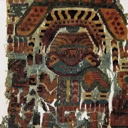 Early Chimú Culture Tapestry (100 A.D.), 22 x 18 cm, Chicama Valley in the La Libertad Region (Amano Museum, Lima) Early Chimú Culture Tapestry (100 A.D.), 22 x 18 cm, Chicama Valley in the La Libertad Region (Amano Museum, Lima)