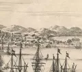 Earthquake 1746 - A view of the port of Callao before the earthquake