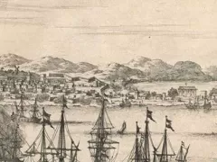 Earthquake 1746 - A view of the port of Callao before the earthquake
