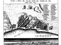 Earthquake 1746 - Callao before the massive Tsunami