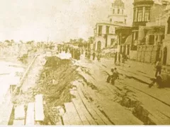 Chorrillos after the earthquake in 1940