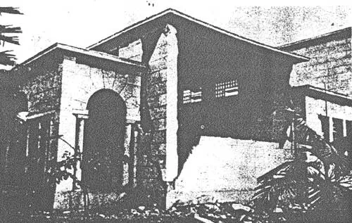 La Molina after the earthquake in 1940