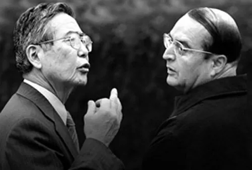 Alberto Fujimori with Vladimiro Montesinos Alberto Fujimori with Vladimiro Montesinos