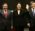 Humala - Keiko Fujimori - Toledo