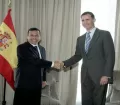 Humala and Prince Felipe of Spain 2011