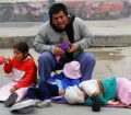 Begging in Lima