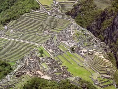 Terraces for agriculture Machu Picchu