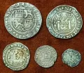 First silver coins of Peru