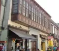 Exterior view of the Casa Aliaga in  Lima
