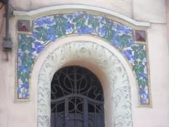 Exterior View with mosaik, Casa Fernandini - Fernandini House