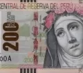 S/. 200 bill with Saint Rose