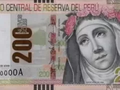 S/. 200 bill with Saint Rose