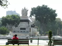 Statue at the Parque de la Exposicion