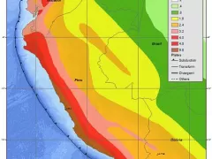 Seismic Hazard Map of Peru