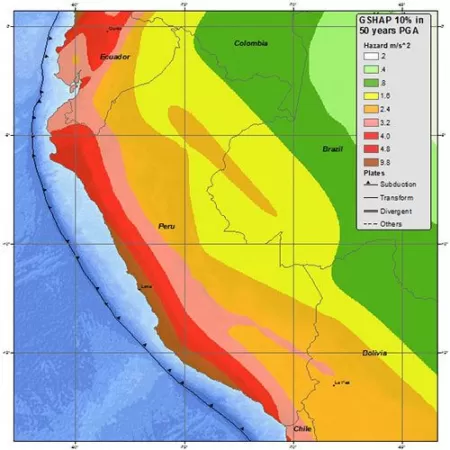 Seismic Hazard Map of Peru Seismic Hazard Map of Peru