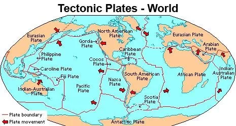 Tectonic Plates in the World Tectonic Plates in the World