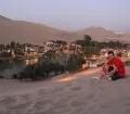 With Peru Hop in Huacachina