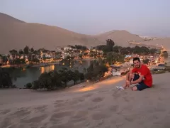 With Peru Hop in Huacachina