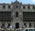 Facade of the Palacio Arzobispal, Lima&#039;s Archbishop&#039;s Palace