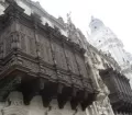 Balcony of Palacio Arzobispal in Lima