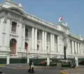 Exterior view of the Placio del Congreso in Lima