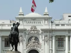 Congress Palace . Plaza Bolivar, Lima