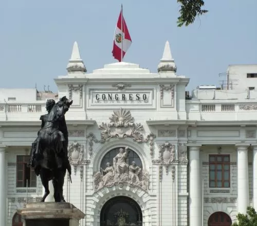 Congress Palace . Plaza Bolivar, Lima Congress Palace . Plaza Bolivar, Lima