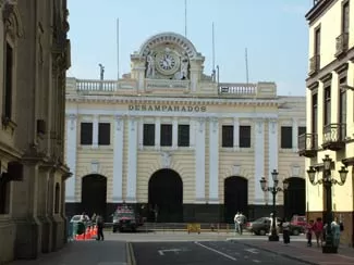 Exterior View of the Casa de la Literatura, once Lima's train station (estacion de Desamparados) before 2009 Exterior View of the Casa de la Literatura, once Lima's train station (estacion de Desamparados) before 2009