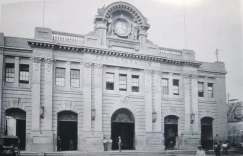 Desamparados Train Station in Lima 1924 Desamparados Train Station in Lima 1924