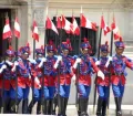 Changing of the Guards at the Presidential Palace in Lima, Peru